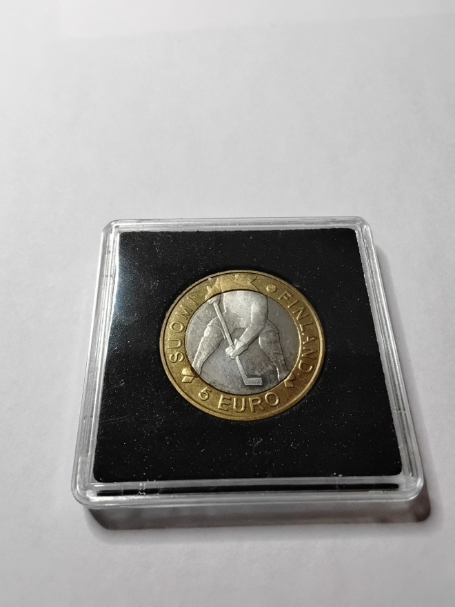 Suomi 5 euro 2012 unc jääkiekon MM-kilpailut