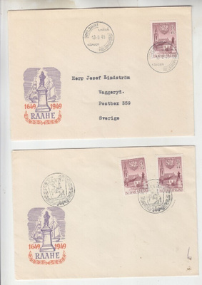 FDc 1949 Raahe erikoisleima ja FDC
