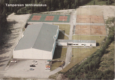 Tampere. Tenniskeskus, ilmakuvakortti. e301