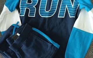 H&M sport college puku 158/164cm - siisti!