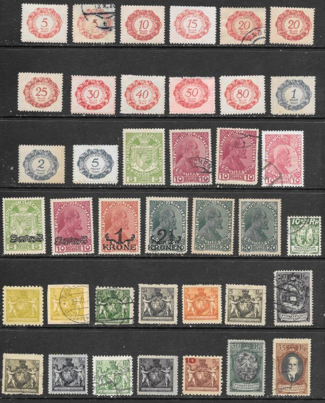 Liechtenstein - erä (n. v.1912 - 1925 väliltä) **,*,O