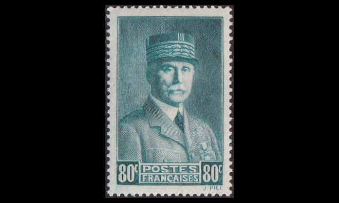 Ranska 503 ** Marsalkka Pétain 80 C (1941)