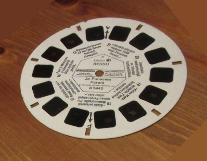 View-Master 3-D -kiekko #3: Ressu ja Punainen Paroni (1969)