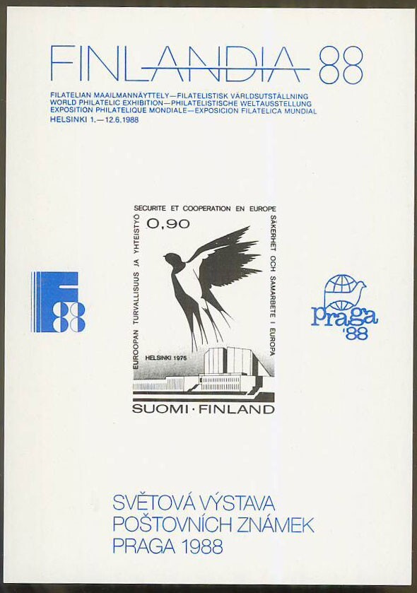 1988 Finlandia 88 CSR:n muistoblokki