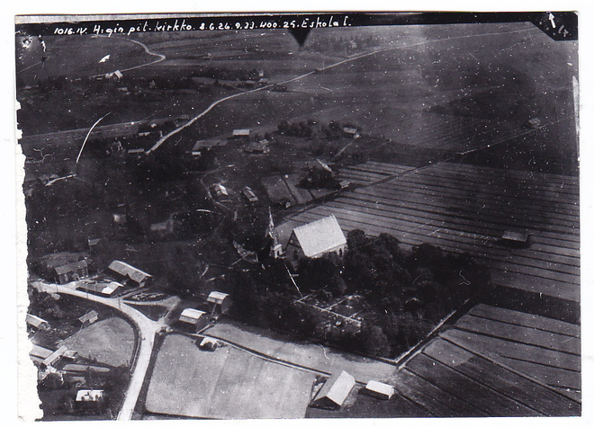 VANHA Valokuva Ilmakuva Vantaa Helsingin Pitäjä 1926