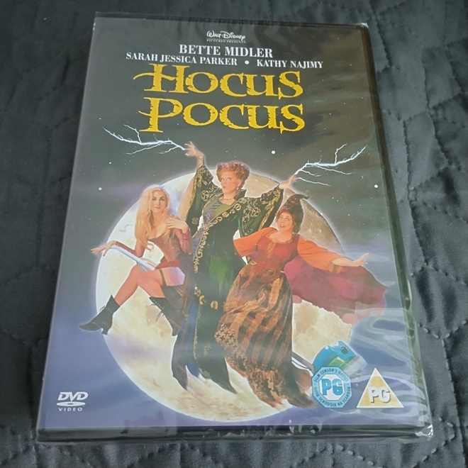 Hocus Pocus DVD **muoveissa**