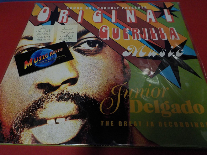 JUNIOR DELGADO - ORIGINAL GUERILLA MUSIC EX+/EX+ 2LP