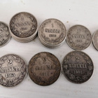 Iso erä vanhoja hopea- ja kuparirahoja (autonomia 1866 alkae - pikkukuva 2