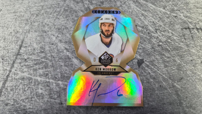 Ken Morrow 2020-21 SP Legends Decagons Auto