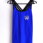 ELASTIC GYMWEAR TOPPI RISTIKKO-OLKAIMILLA, LAHJAN TYTÖT (L) - pikkukuva 1