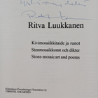 Ritva Luukkanen : Kirposi kivi ja sana helisi : kivimosai... - pikkukuva 3