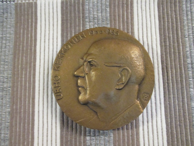 Urho Kekkonen mitali /Raimo Heino 1986.