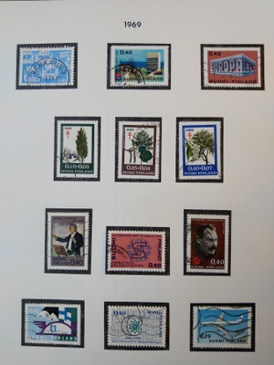 1969 Suomi postimerkki 12 kpl