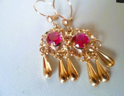 Korvakorut 4cm Kulta 14K
