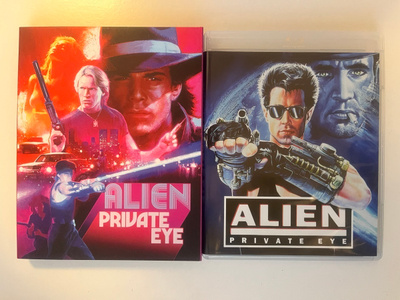 Alien Private Eye (Blu-ray) Vinegar Syndrome (1989 Slipcover