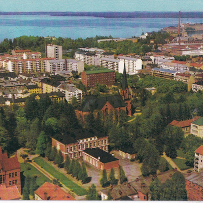Tampere, Näkymä kaupungin länsipuolelta . e306