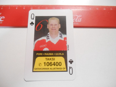 ÄSSÄT Pelikortti # Risti Q Pasi Peltonen