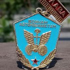 Sotilaskuskin CCCP-merkki. Lukitus ehjä. Halkaisija 47 mm. - pikkukuva 3