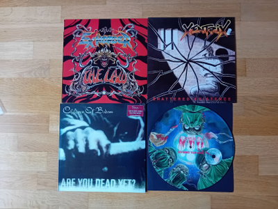 Exhorder, Xentrix, Autopsy, C.O.B. LP:t