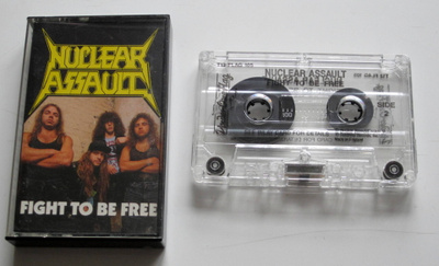NUCLEAR ASSAULT Fight to be Free C-KASETTI-Single