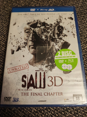 Saw 3D The Final Chapter UUSI DVD + BLU-RAY 3D