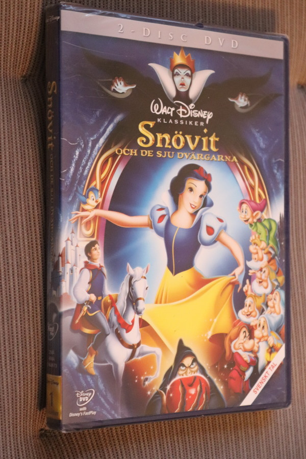 2DVD Lumikki ja seitsemän kääpiötä ( 1937 Disney uusi )