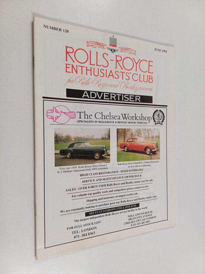Rolls-Royce enthusiasts' club for Rolls-Royce and Bentley...