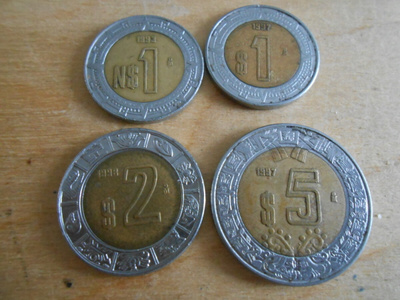 Estados Unidos Mexicanos Coins.