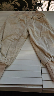 Lindex Baby lasten vakosamettihousut, beige, koko 80