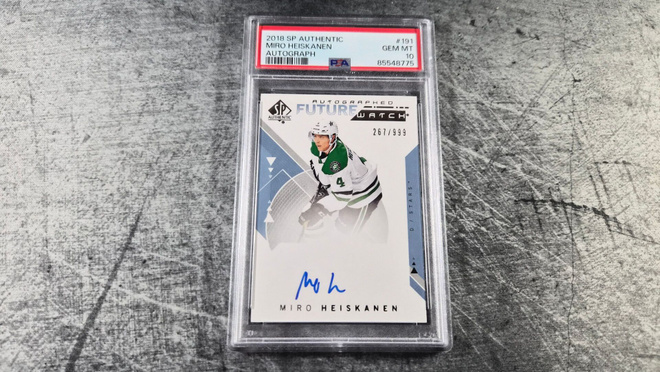 Miro Heiskanen 2018-19 Future Watch Auto PSA 10