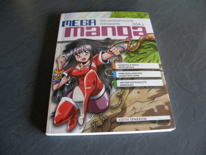 Sparrow Mega manga Opas mangatyyliseen piirtämiseen osa 2