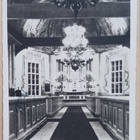 Uusikaarlepyy, kirkko sisältä, alttari, saarnastuoli p. 1935 - pikkukuva 1