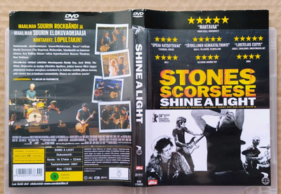Martin Scorsese SHINE A LIGHT, Suomi-DVD 2008 Rollaridokkari