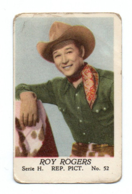 Purkkakuva n:o 52 ROY ROGERS Purukumikuva