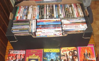 Iso paketti, 67 dvd + 28 cd kerralla (RA)