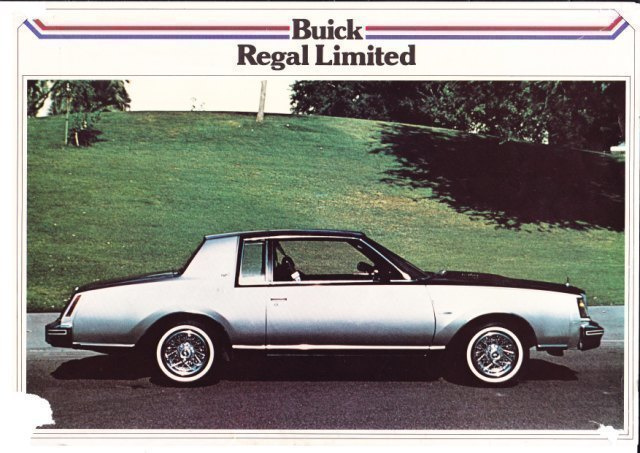 Buick Regal -esite 70-luvun lopusta
