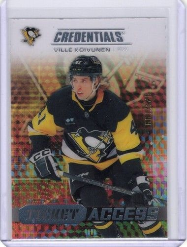Ville Koivunen 25-26 UD Credentials Rookie Acetate 024/199