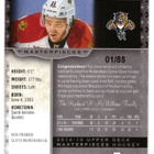JONATHAN HUBERDEAU Panthers 14-15 UD Masterpieces #89 Jersey - pikkukuva 2