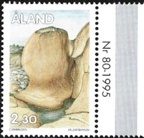 ÅL 1995 Yleismerkit 2,30 mk välilöpari numero ** LaPe 092