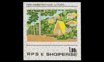 Albania 2067BL71 ** Kansallispuistot (1980)