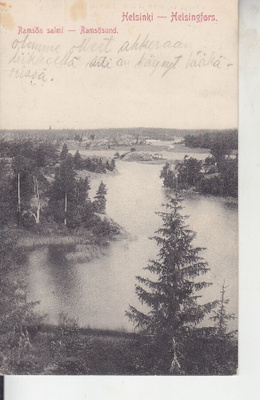 Helsinki Ramsön salmi 1911
