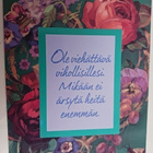 Ole viehättävä vihollisillesi... ajatelmakortti, ei p. - pikkukuva 1