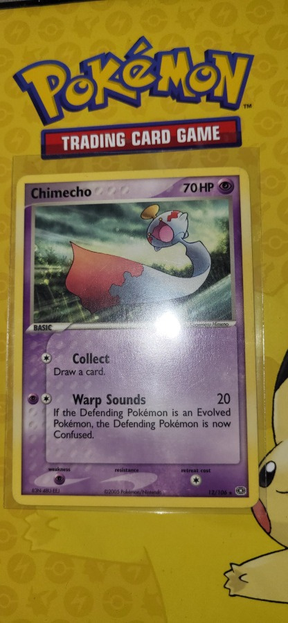 Pokemon Card - Emerald 12/106 - CHIMECHO (RARE)