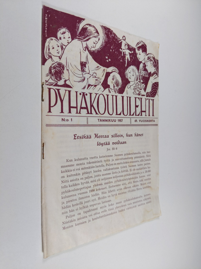 T. J. Vauramo : Pyhäkoululehti 1/1957