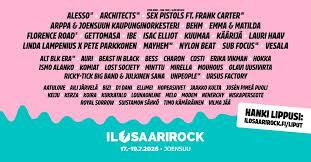 Ilosaarirock 2x 3pv lippu