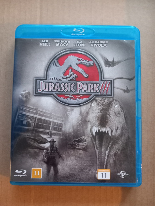 Jurassic park 3 Nordic Blu-ray