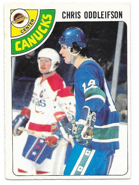 1978-79 OPC #183 Chris Oddleifson Vancouver Canucks