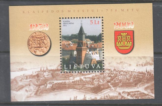Liettua 2002 The 750th Anniversary of Klaipeda