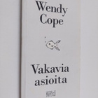 Wendy Cope : Vakavia asioita - pikkukuva 1