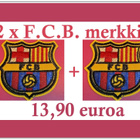 La Liga - 2 x FC Barcelona kangasmerkki #31208 - pikkukuva 1